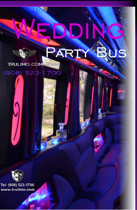 NJ Wedding Party Bus Rental Service SOCIETY HILL NEW JERSEY PARTY BUSES
